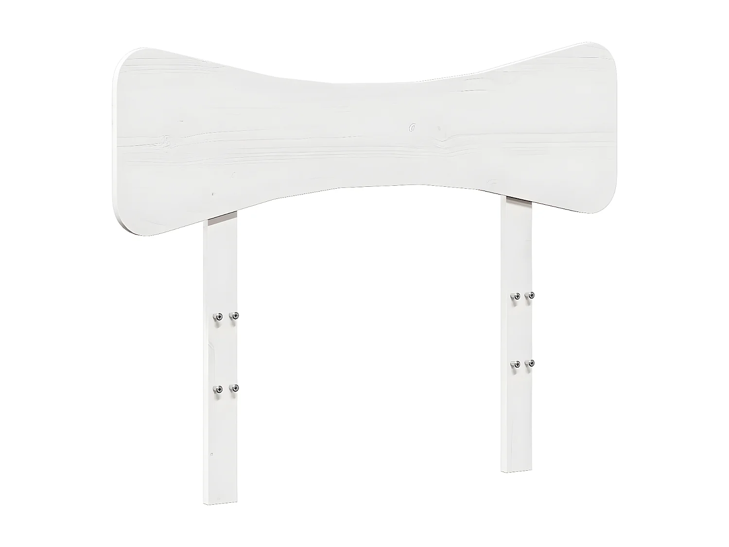 Tête de lit blanc 90 cm bois massif de pin