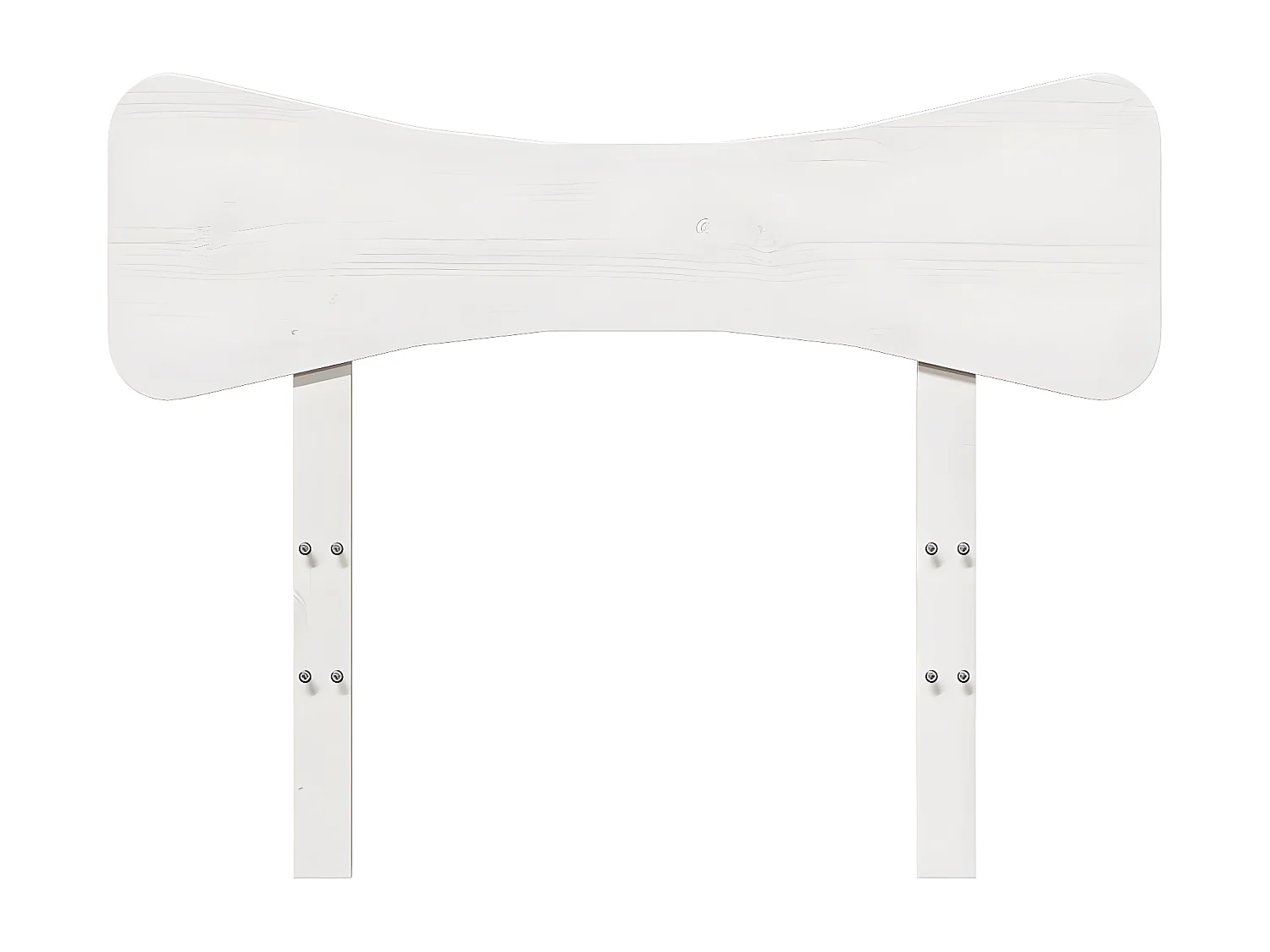 Tête de lit blanc 90 cm bois massif de pin