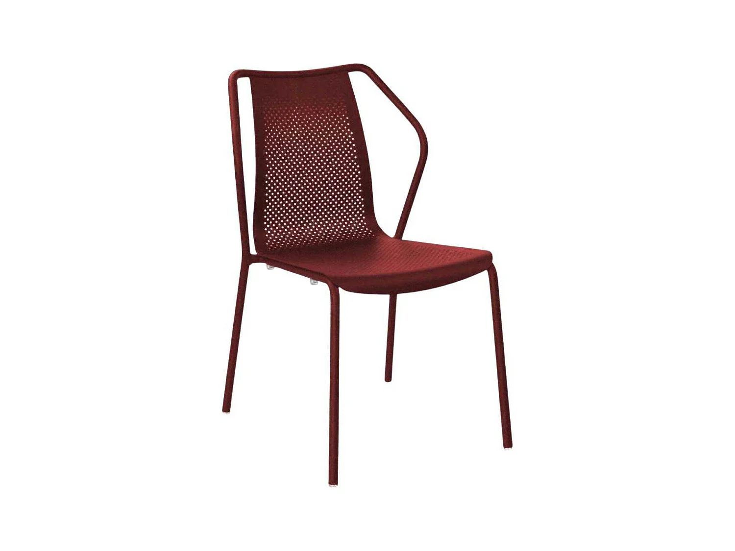 Chaise de jardin empilable en aluminium Bari