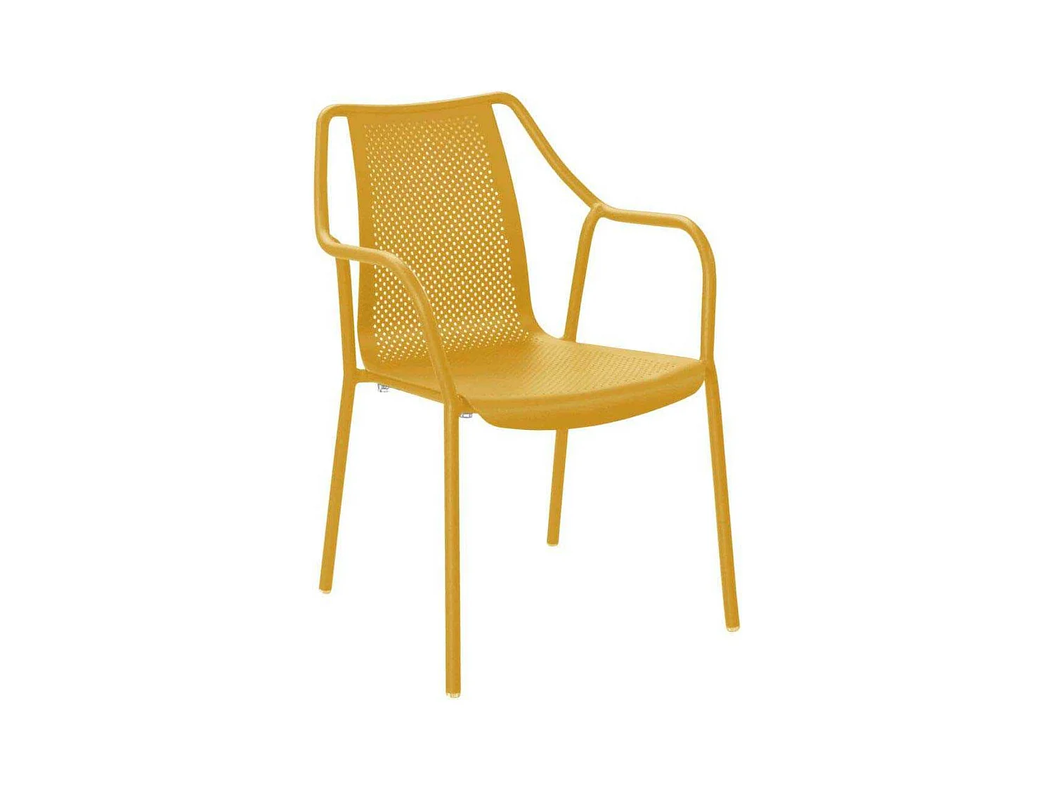 Fauteuil de jardin empilable en aluminium Bari