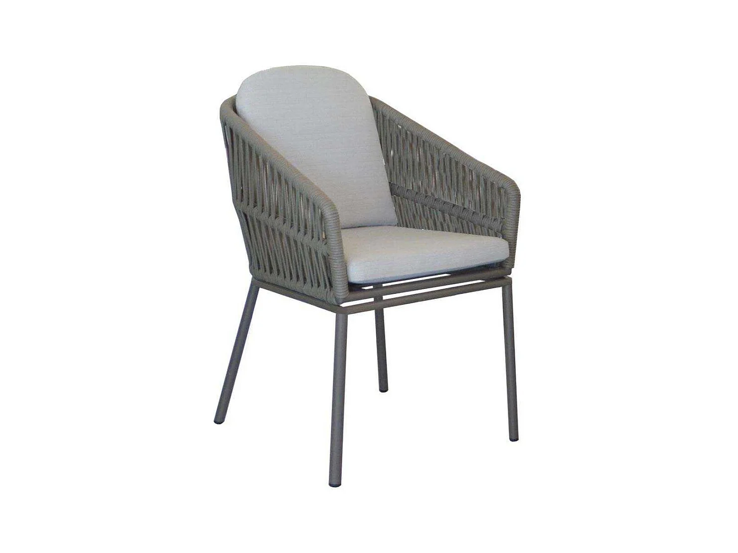 Fauteuil de jardin en aluminium et résine synthétique Iris