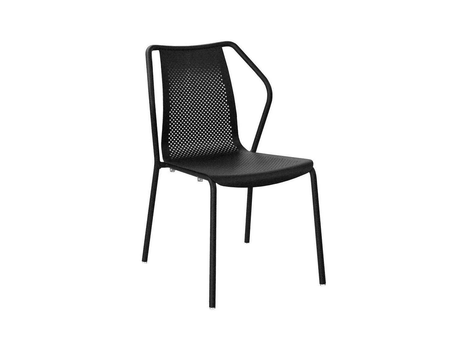 Chaise de jardin empilable en aluminium Bari