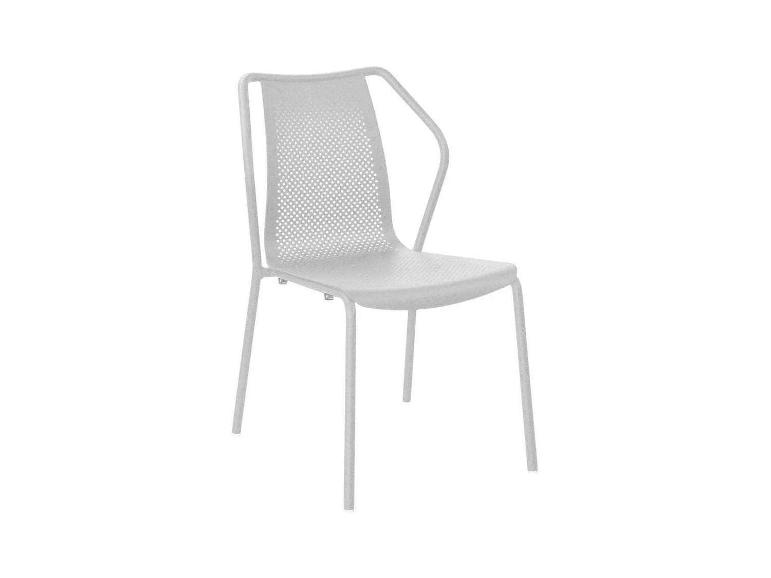 Chaise de jardin empilable en aluminium Bari