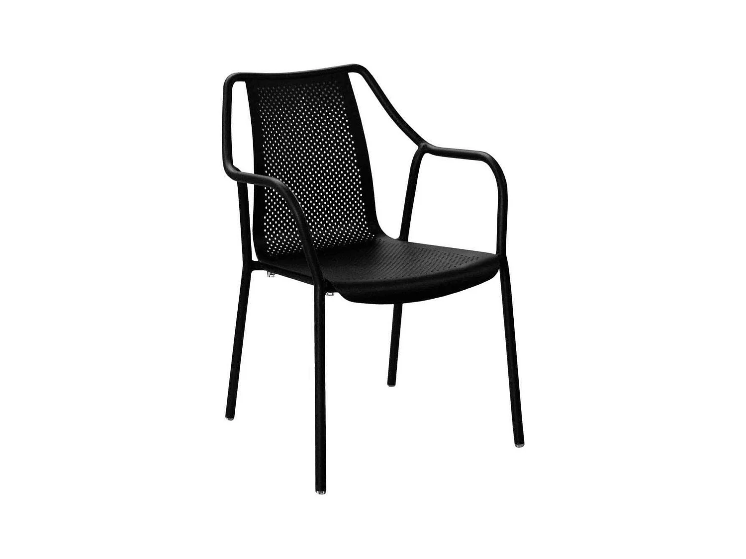 Fauteuil de jardin empilable en aluminium Bari