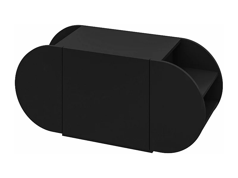 Zapatero Kailua 2145, Negro, 110x50x40cm, Aglomerado laminado