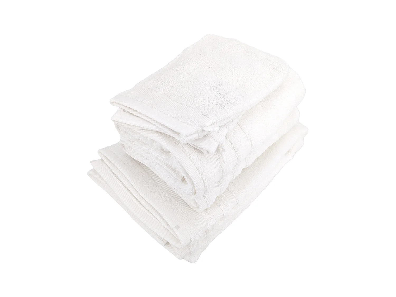 Parure de bain EFFICIENCE PURE blanc White 5 pièces