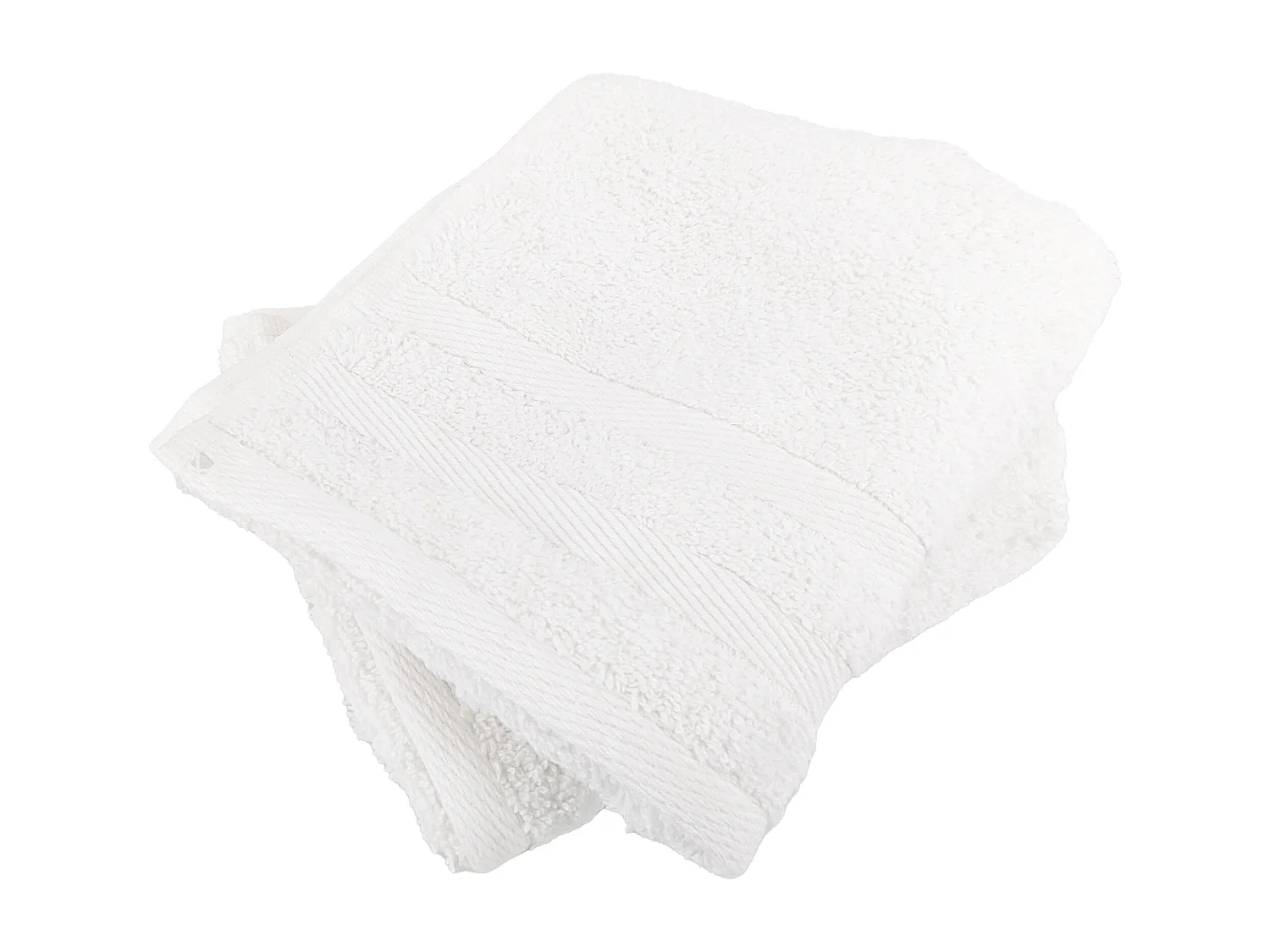 Lot de 2 serviettes invité 33x50 cm EFFICIENCE PURE blanc White