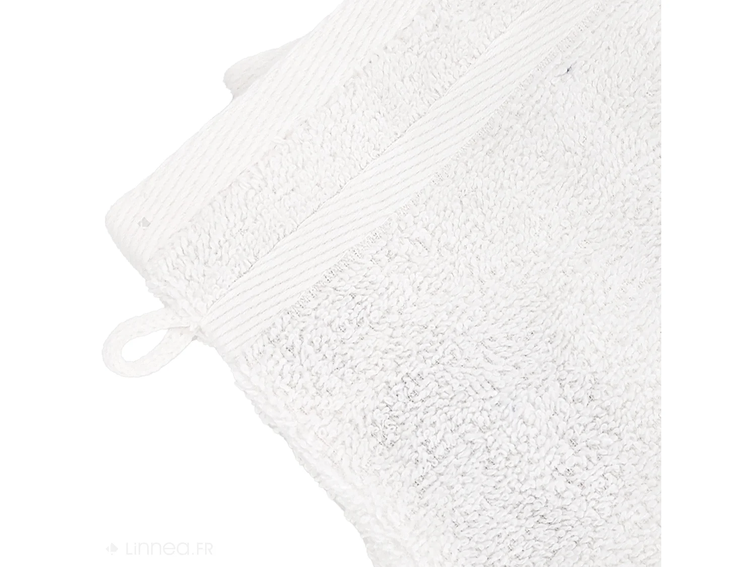 Lot de 2 gants de toilette 16x21 cm EFFICIENCE PURE blanc White