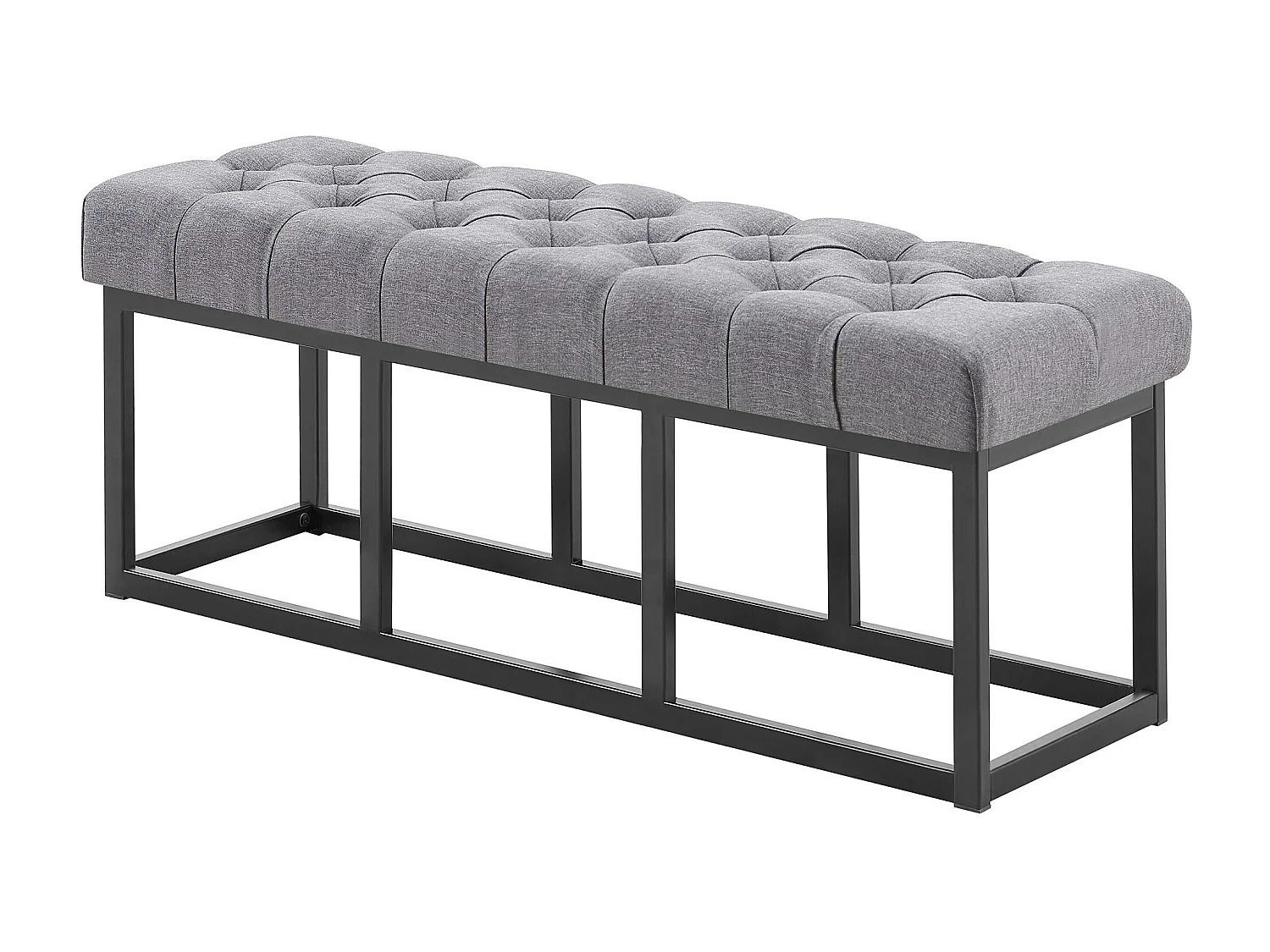 Banquette - Tissu - Gris foncé - Amun