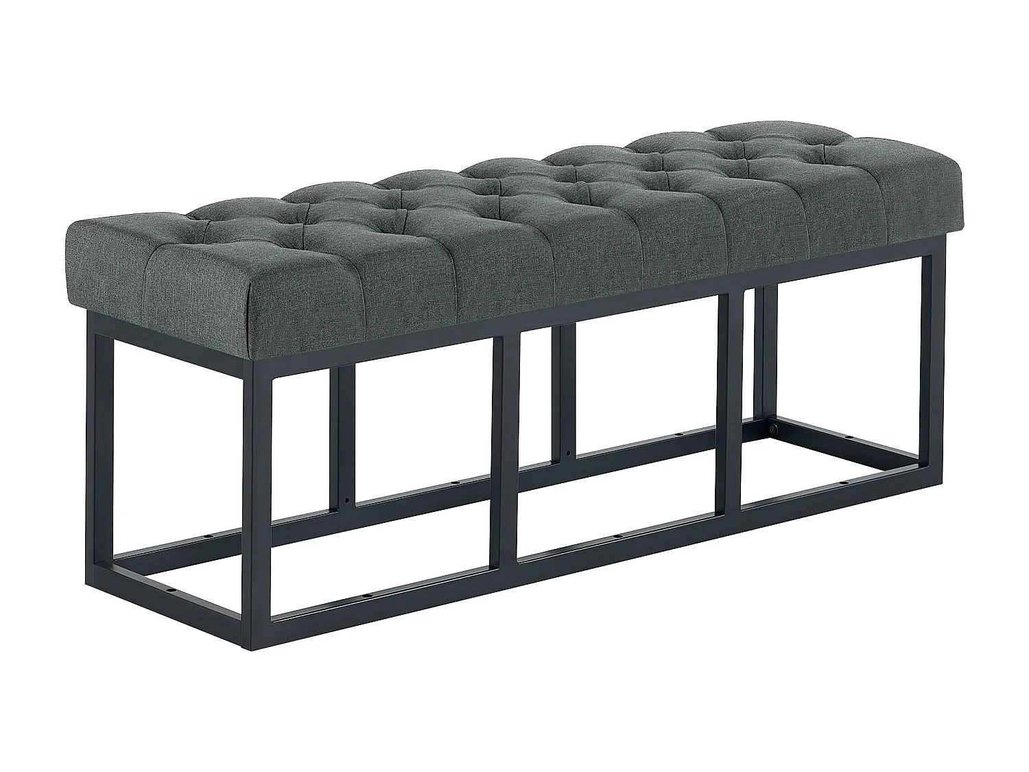 Banquette - Tissu - Gris foncé - Amun