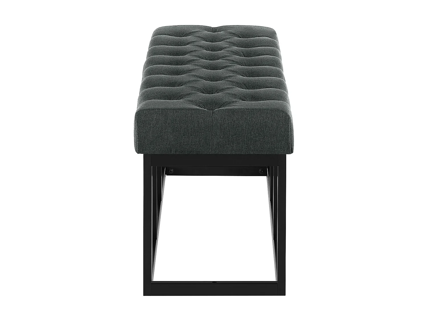 Banquette - Tissu - Gris foncé - Amun