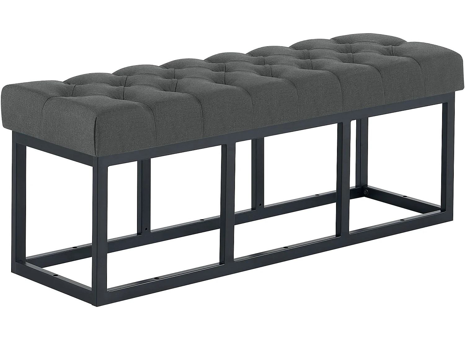 Banquette - Tissu - Gris foncé - Amun