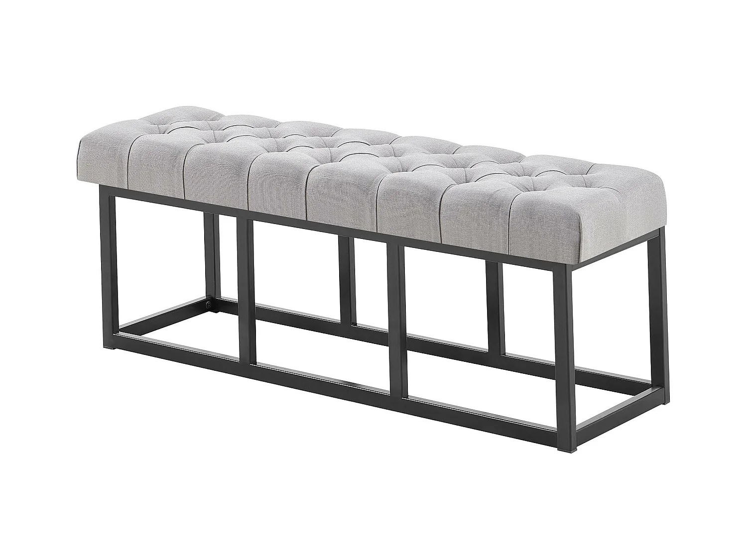 Banquette - Tissu - Gris - Amun