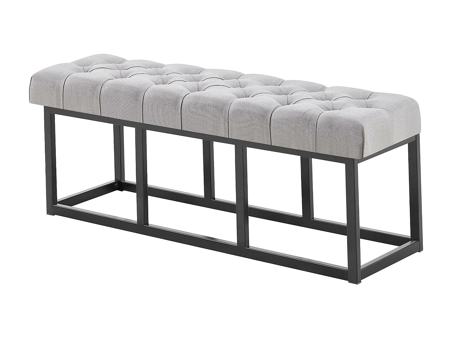 Banquette - Tissu - Gris - Amun