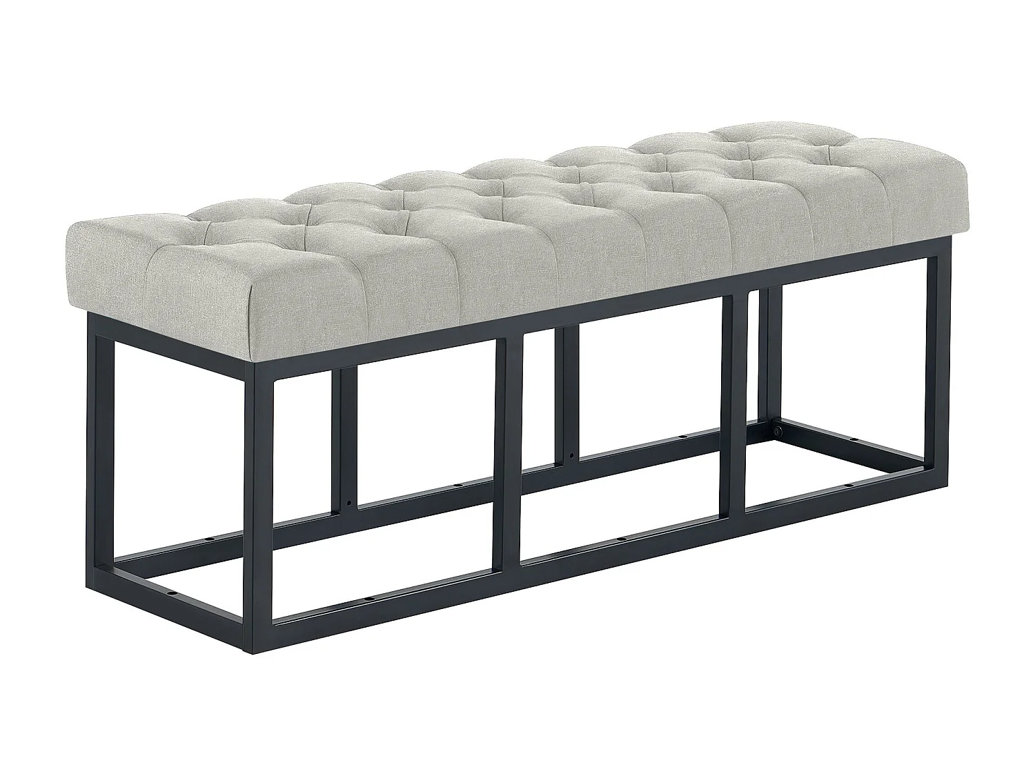 Banquette - Tissu - Gris - Amun