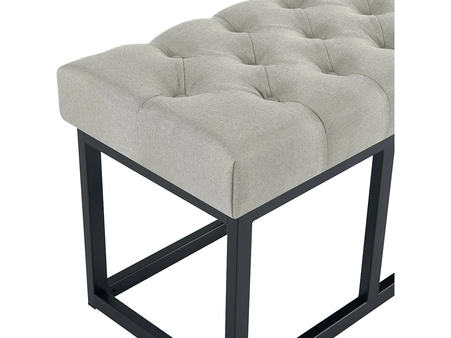 Banquette - Tissu - Gris - Amun