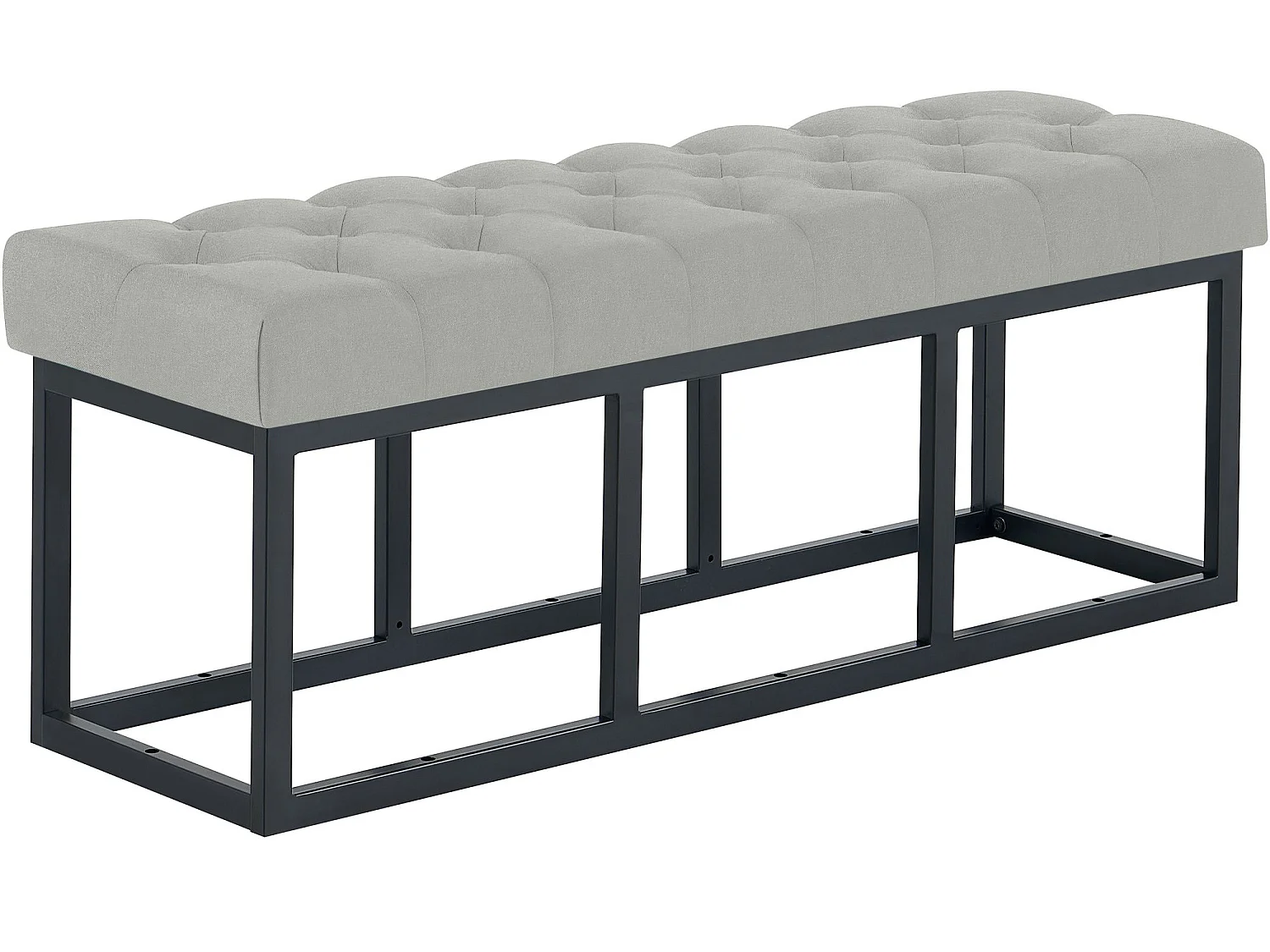 Banquette - Tissu - Gris - Amun