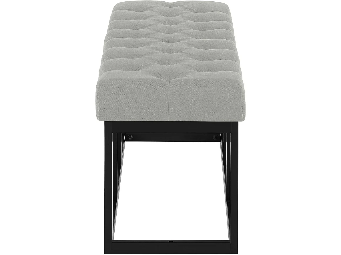 Banquette - Tissu - Gris - Amun