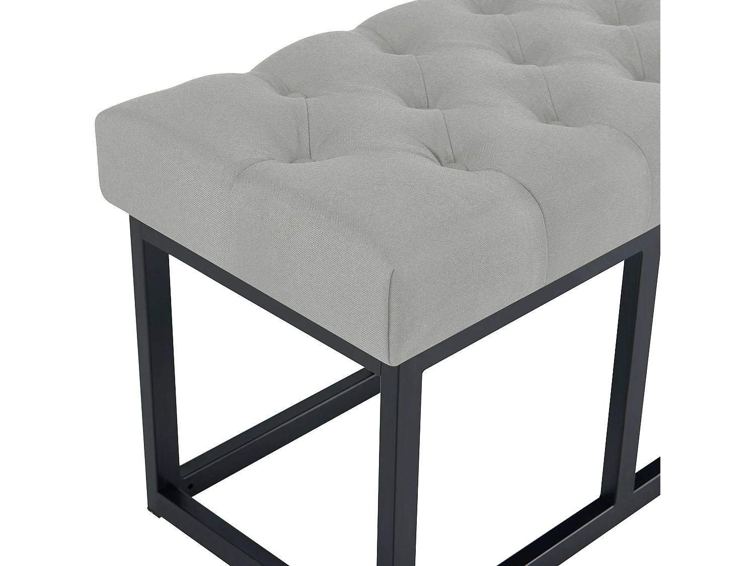 Banquette - Tissu - Gris - Amun