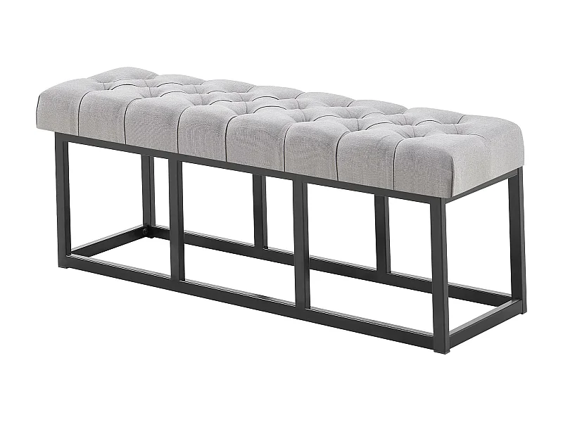 Bankzitting - Stof - grijs - Amun