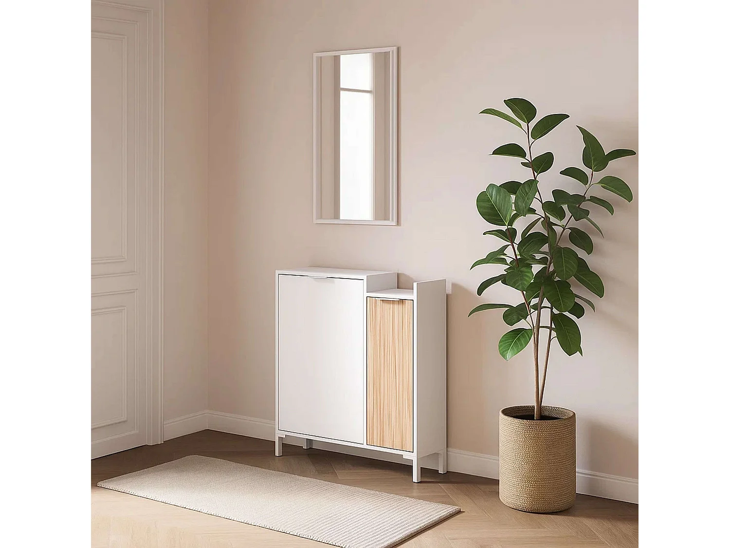 Recibidor Ethna Blanco Artik (Blanco Mate) - Natur