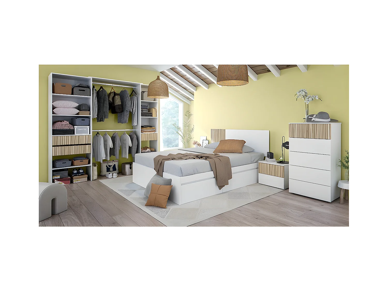 Cómoda 5 cajones H109 cm - Ethna