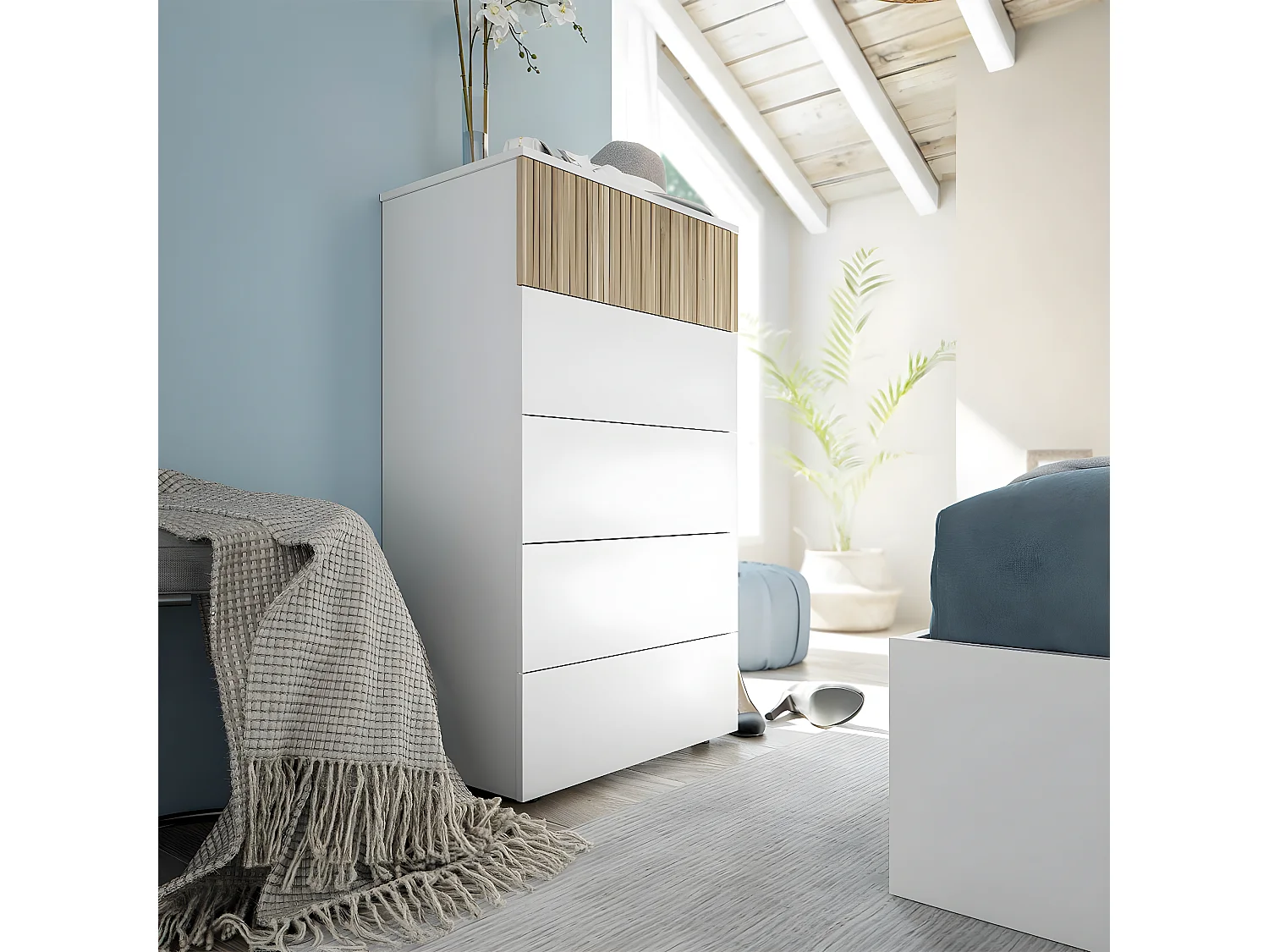 Cómoda 5 cajones H109 cm - Ethna