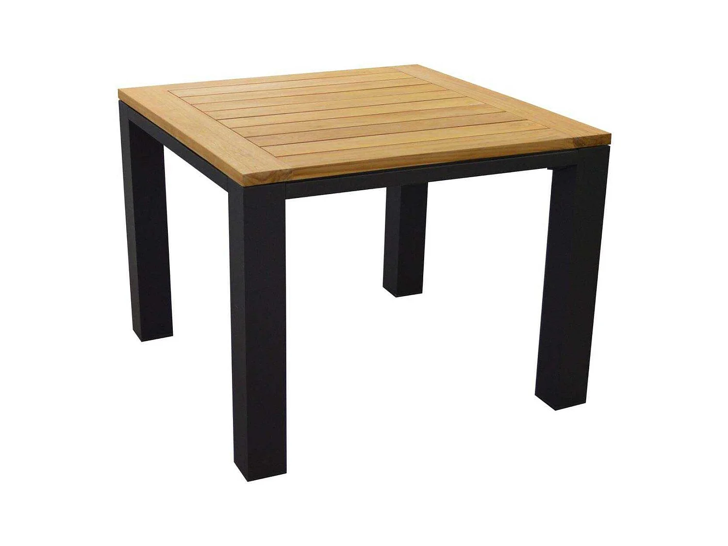 Table de jardin en aluminium et teck Torino