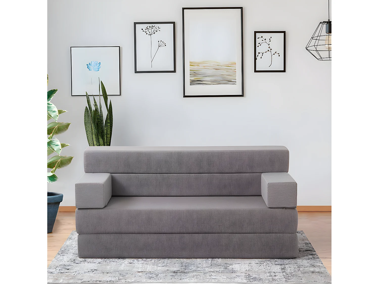 Canapé chauffeuse convertible Melisa