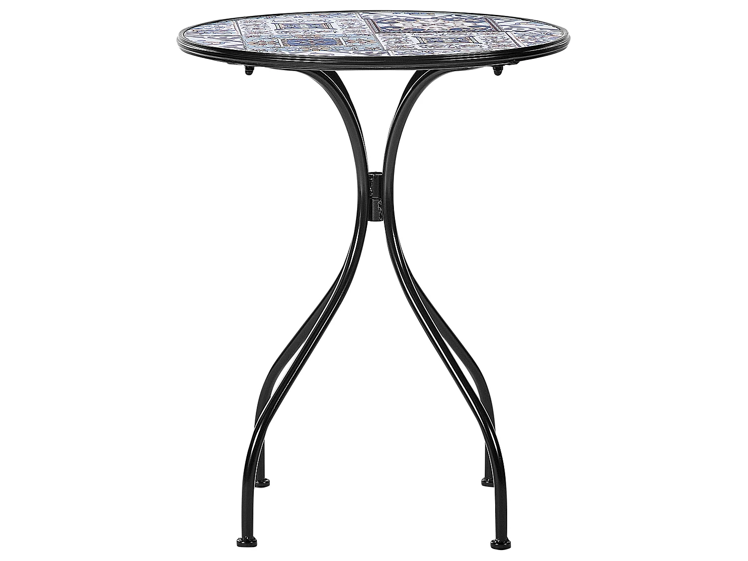 Bistro Table CIVITA 60 cm 60 cm Metal Black