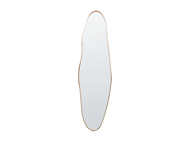 Miroir SALINS 40 cm 160 cm Métal Doré