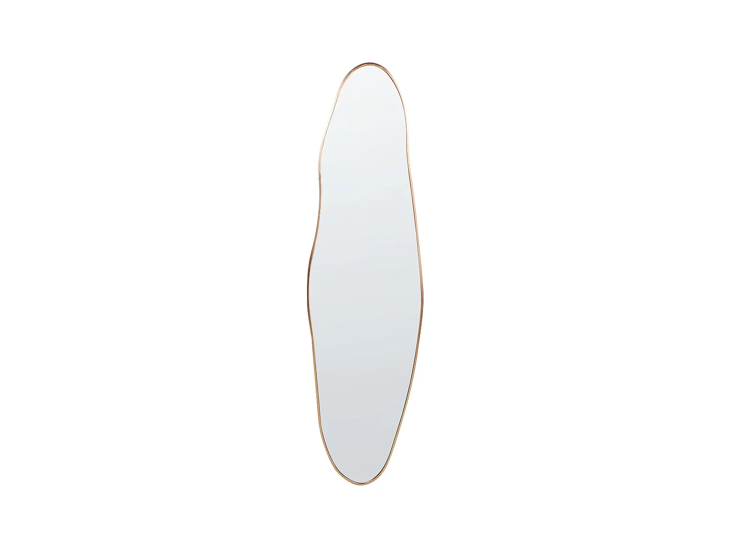 Wandspiegel SALINS 40 cm 160 cm Metall Gold
