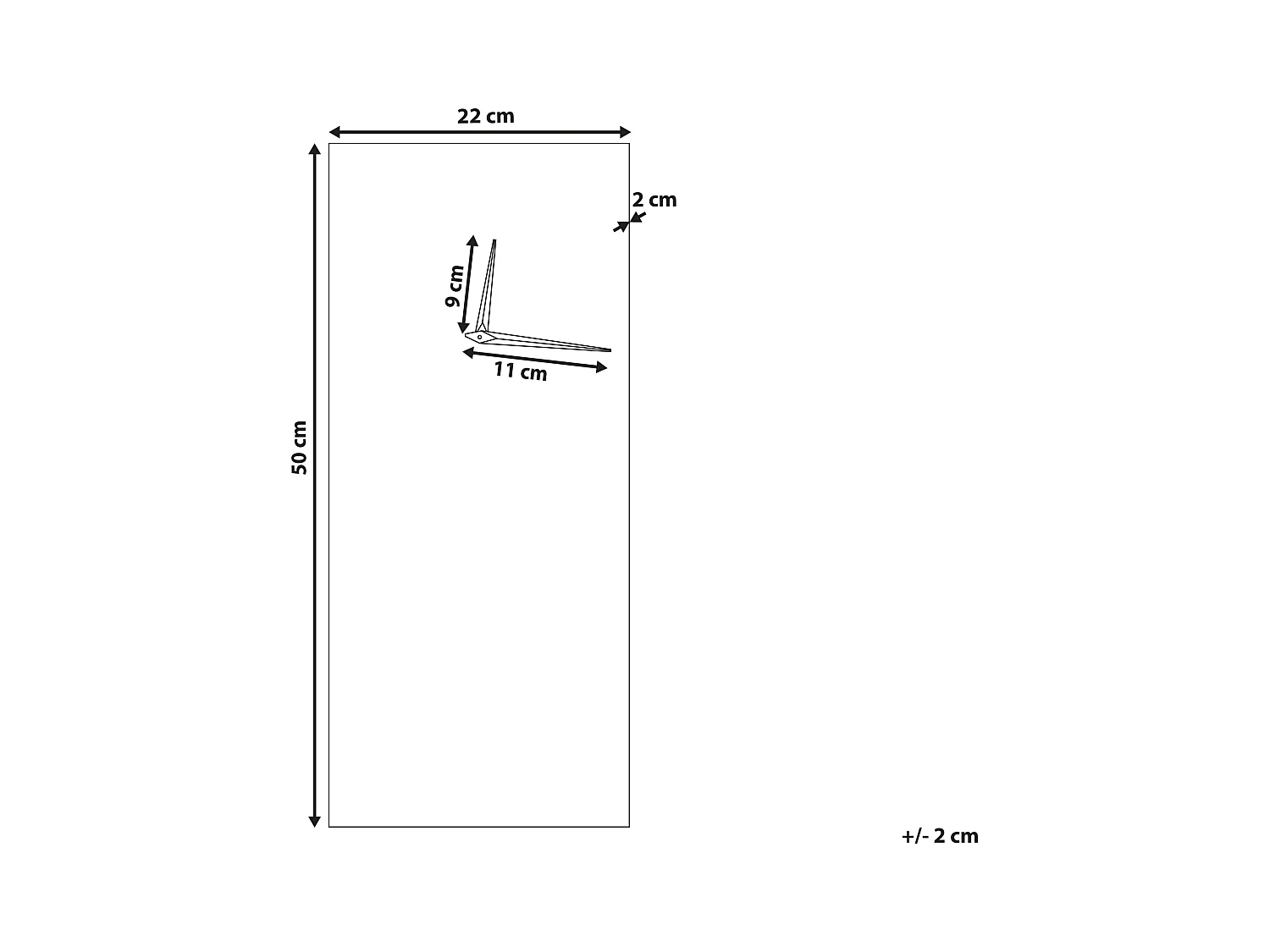 Horloge murale POMBAL 22 cm Métal Doré