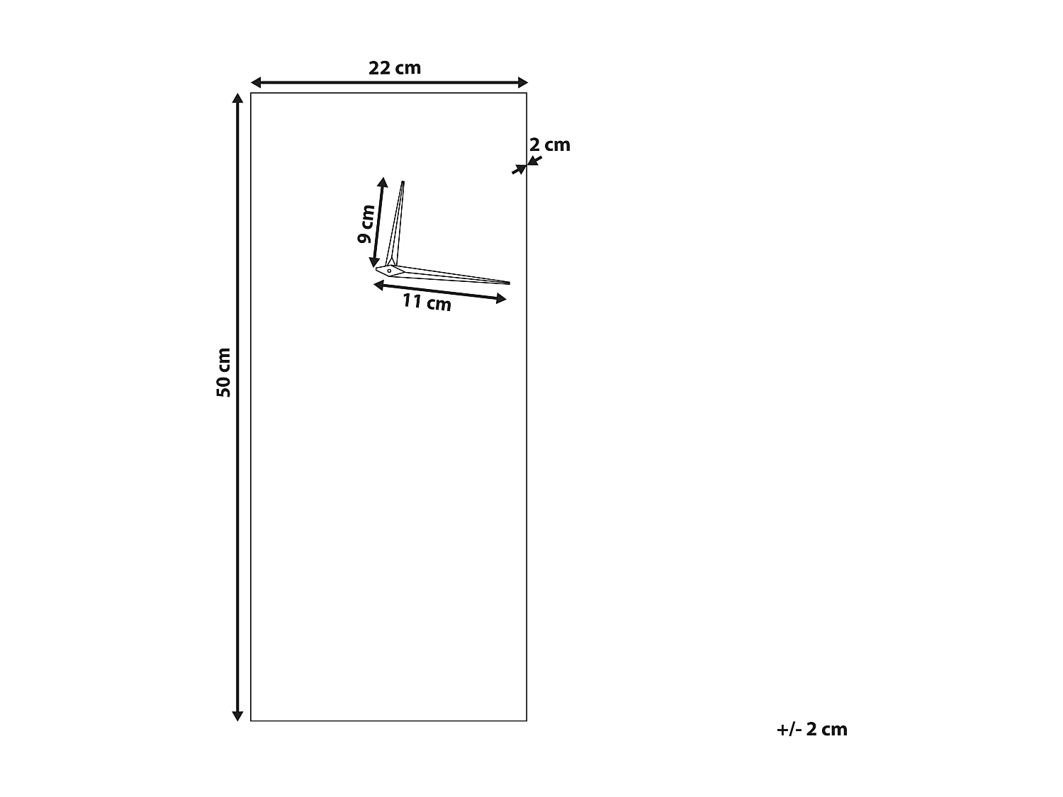 Wanduhr POMBAL 22 cm Metall Gold