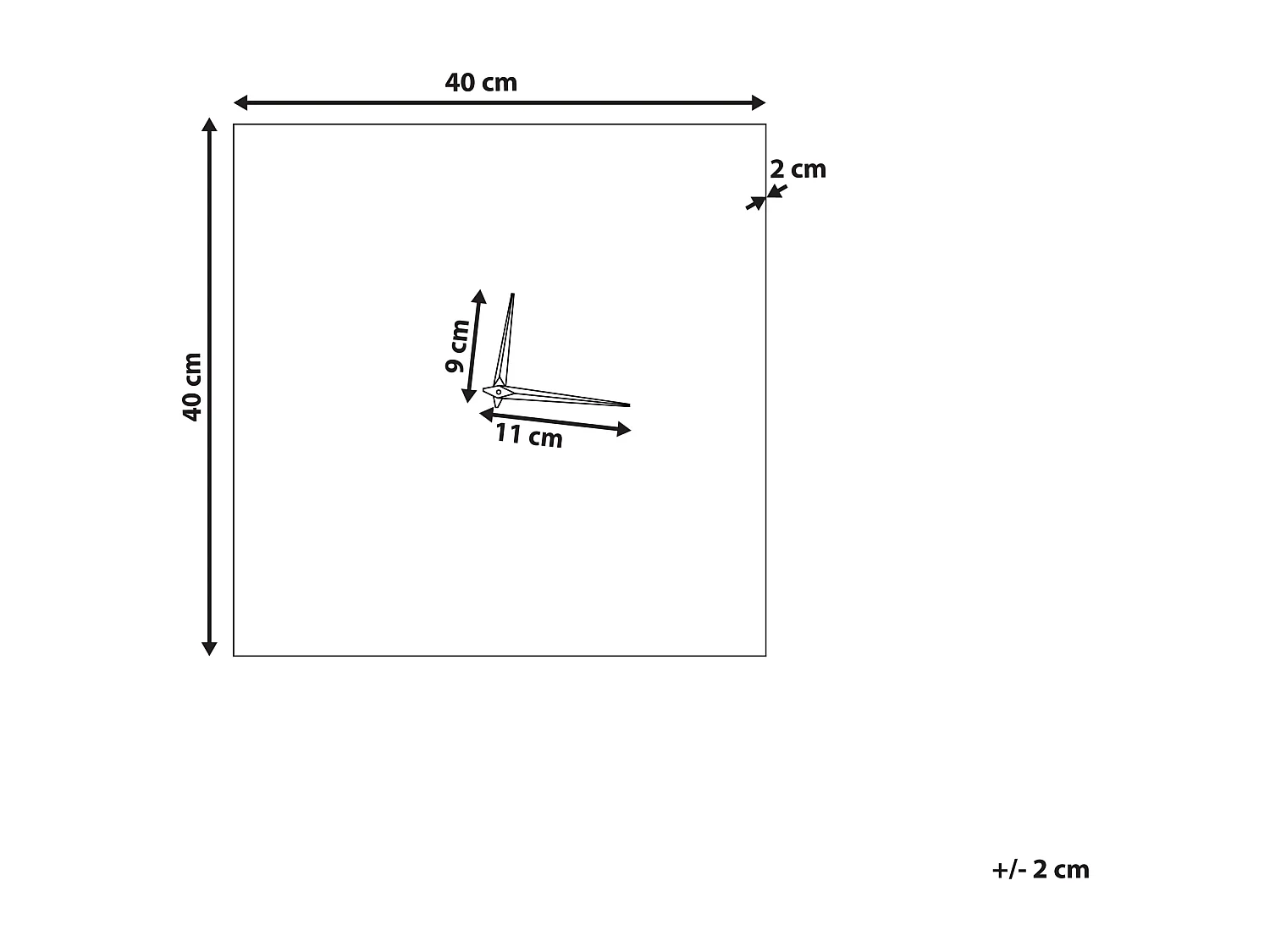 Reloj de pared TOMAR 40 cm Metal Rosa