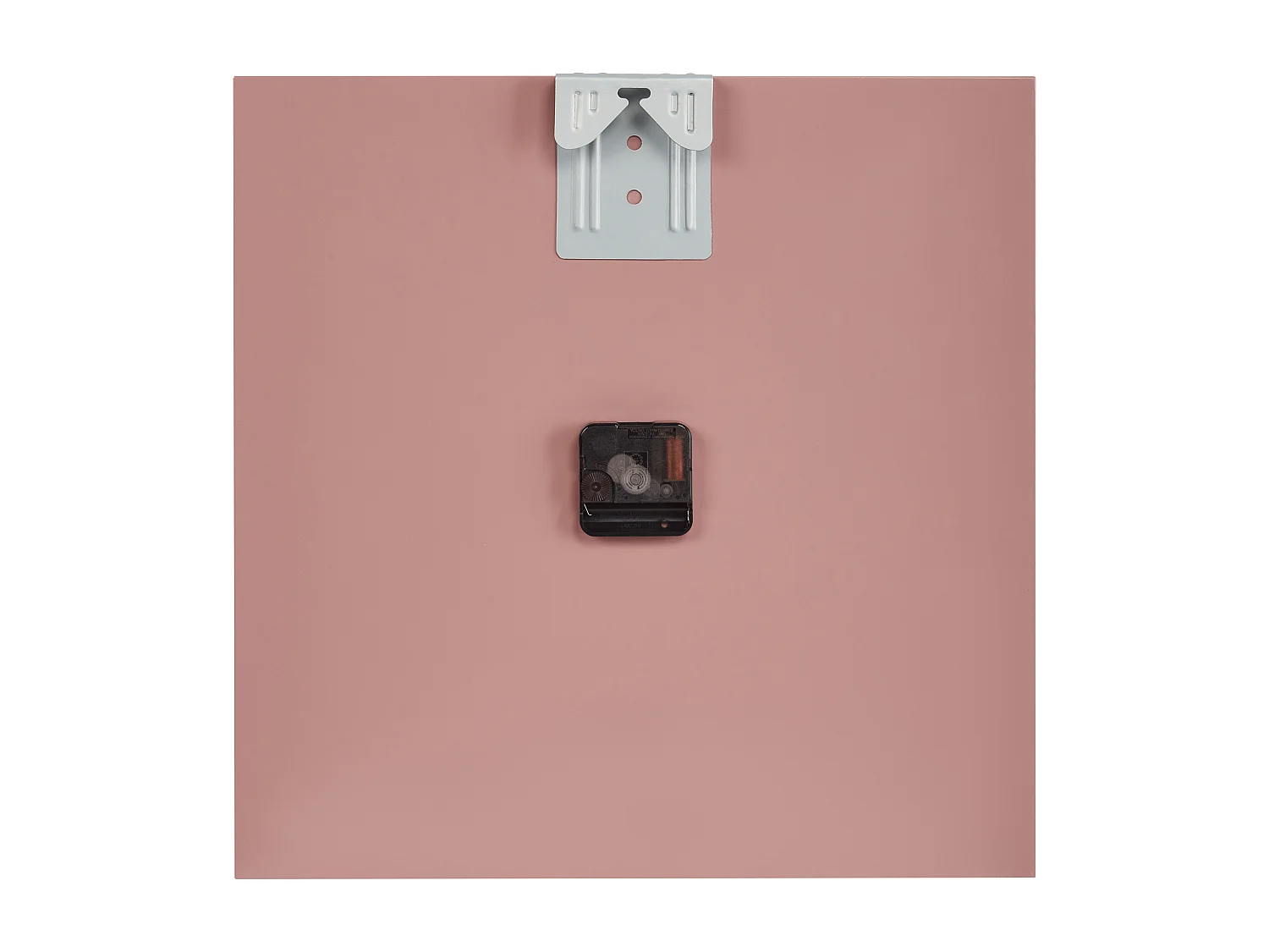 Wanduhr Eisen rosa 40 x 40 cm quadratisch modern minimalistisch Tomar