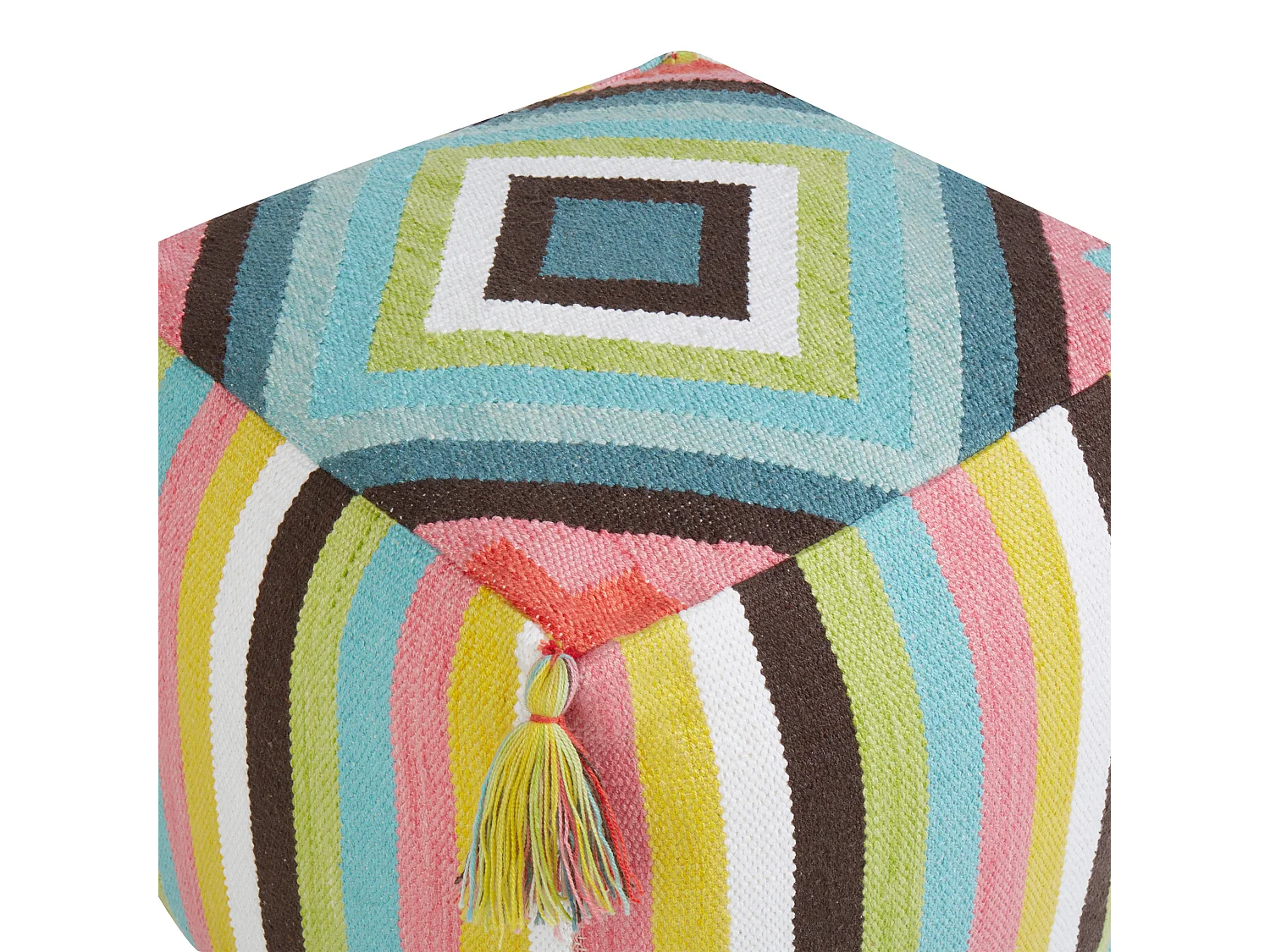 Poef MONEASA Katoen Multicolor 45 cm 45 cm 45 cm