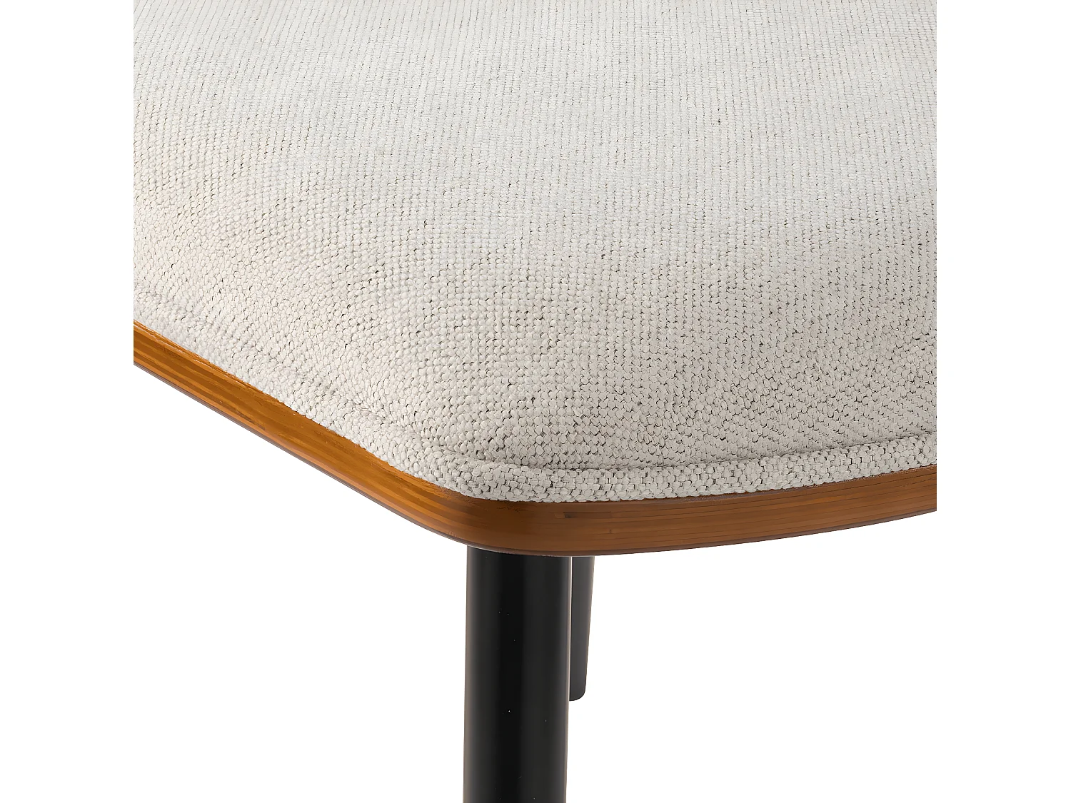 Lote de 2 sillas crema Babette - H79 cm