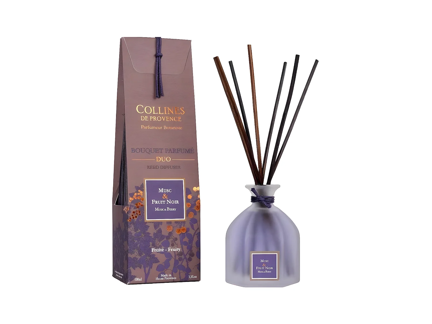 Bouquet parfumé Musc et Fruit noir 100 ml