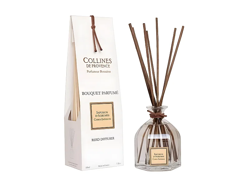 Bouquet parfumé infusion d'agrumes 100 ml