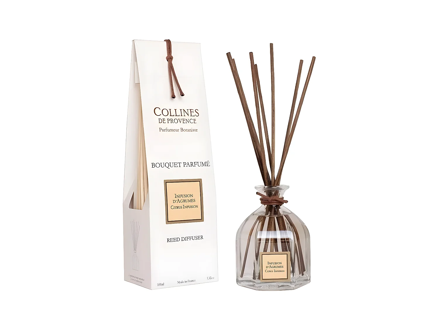 Bouquet parfumé infusion d'agrumes 100 ml
