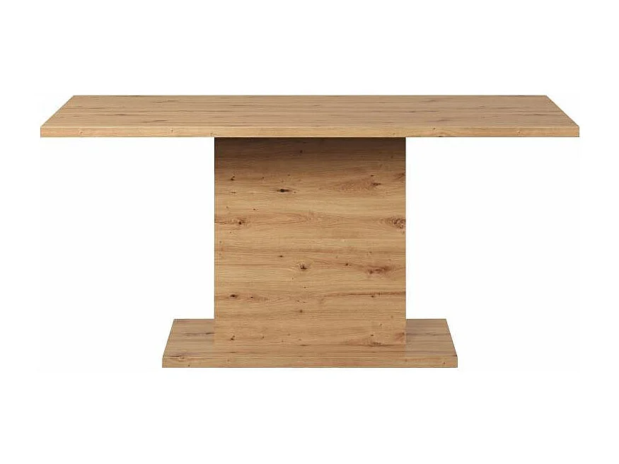 Table a manger FOLLOW 6 personnes - Mélamine chene artisan - L160 x P80 x H76 cm - TRENDTEAM