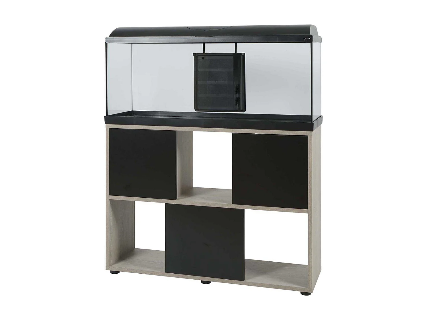 Meuble pour aquarium Iseo et Tana 120L Noir