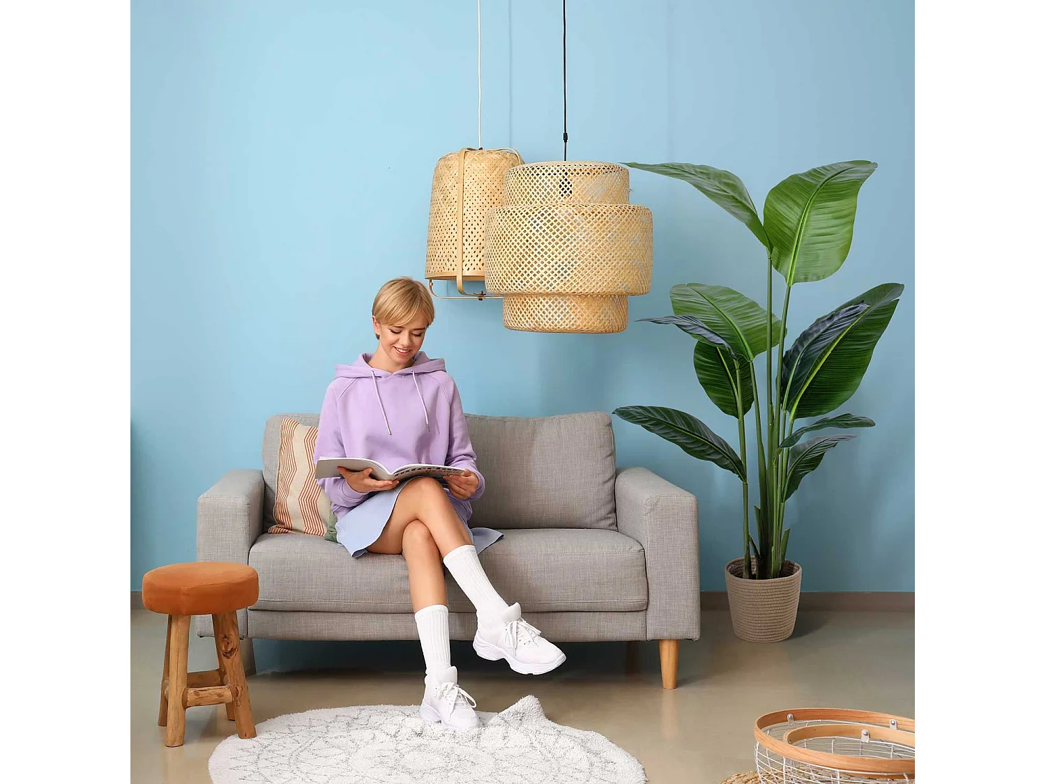 Banana Traveller - Planta artificial em vaso H160 cm