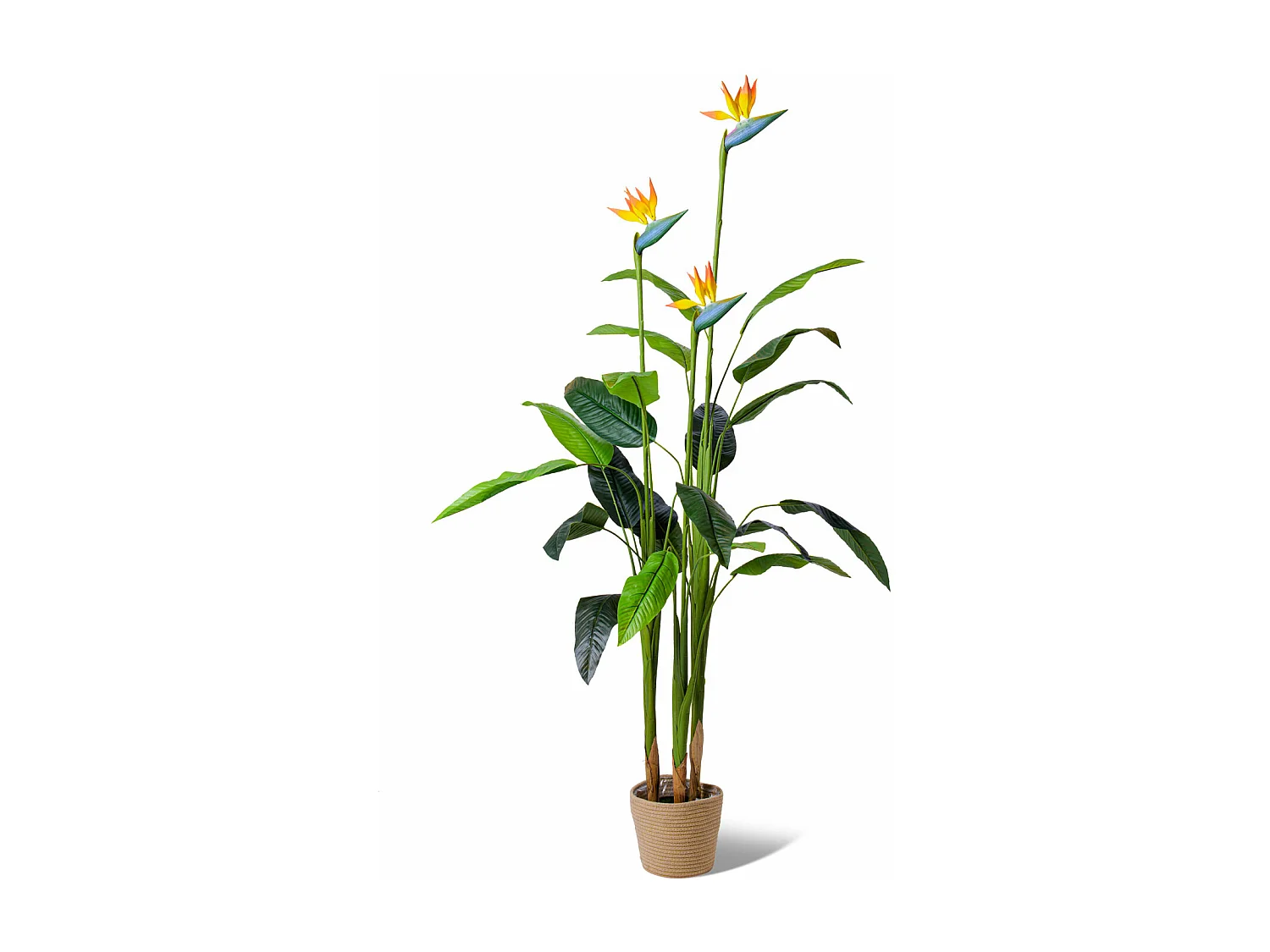 Bird of Paradise - Planta artificial em vaso H160 cm