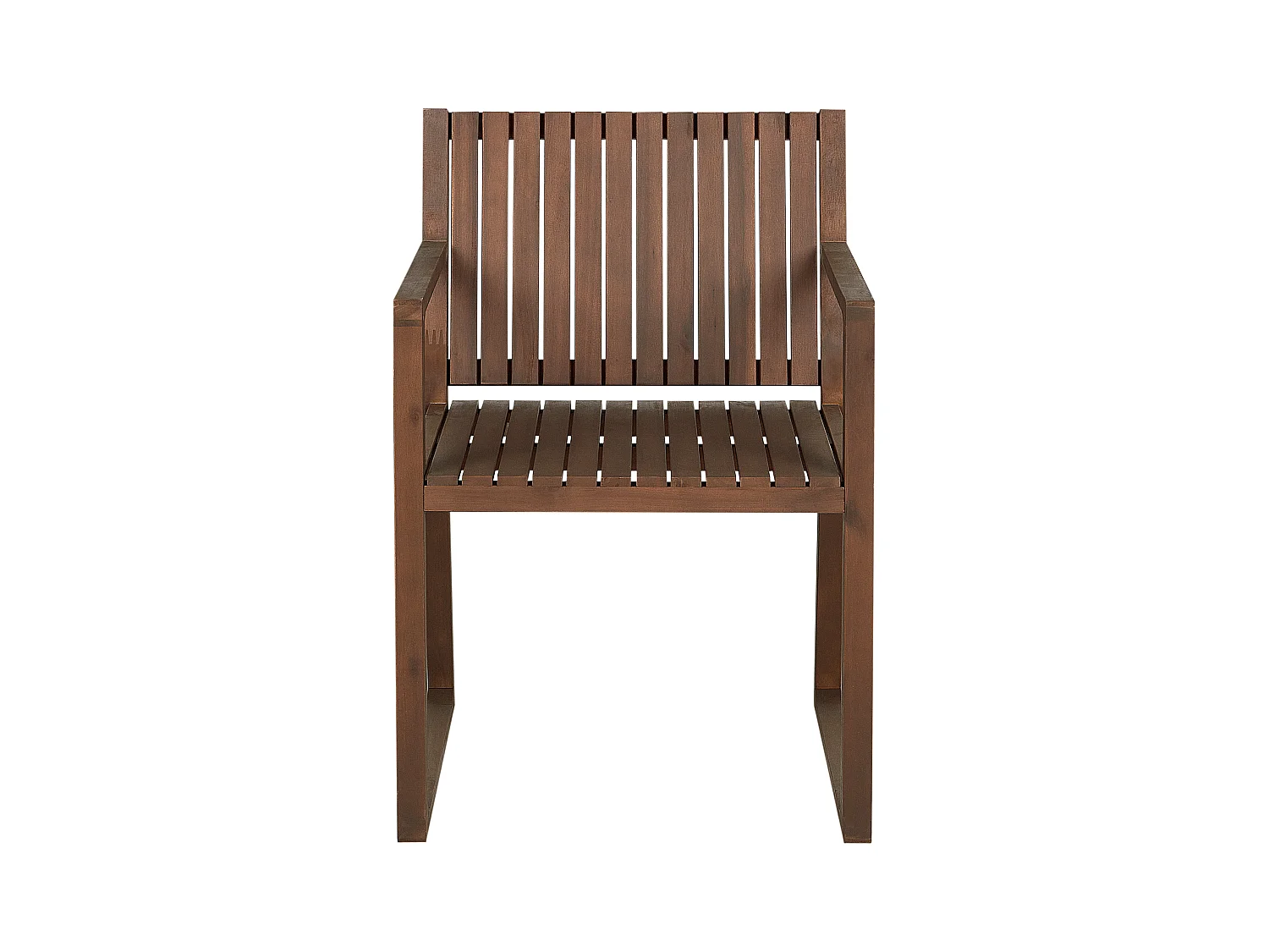 Gartenstuhl Set Akazienholz dunkelbraun mit Sitzkissen taupe 8 Stk. Sassari