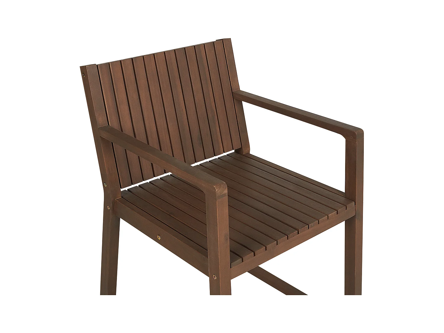 Gartenstuhl Set Akazienholz dunkelbraun mit Sitzkissen taupe 8 Stk. Sassari