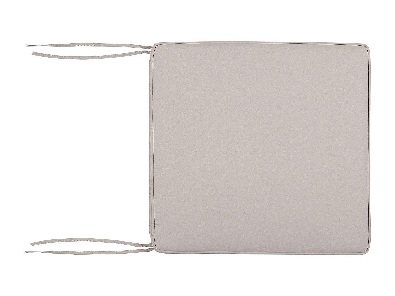 Lot de 8 chaises de jardin avec coussins SASSARI Acacia Taupe