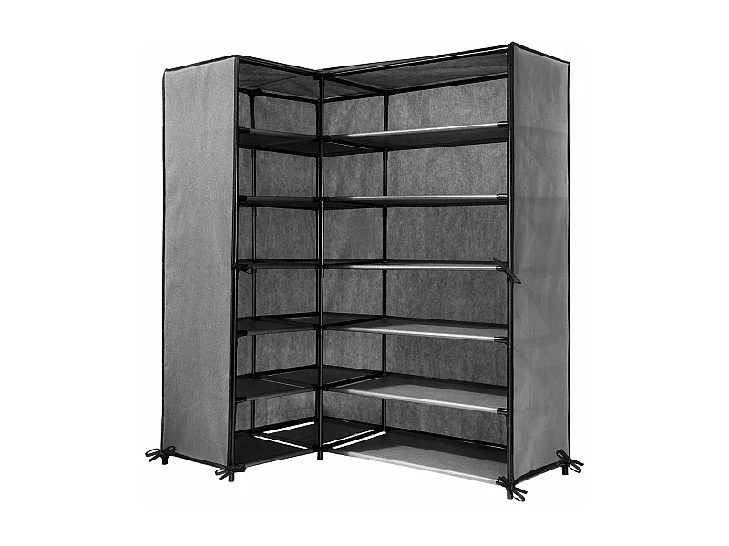 Eck-Schuhschrank - H107 cm