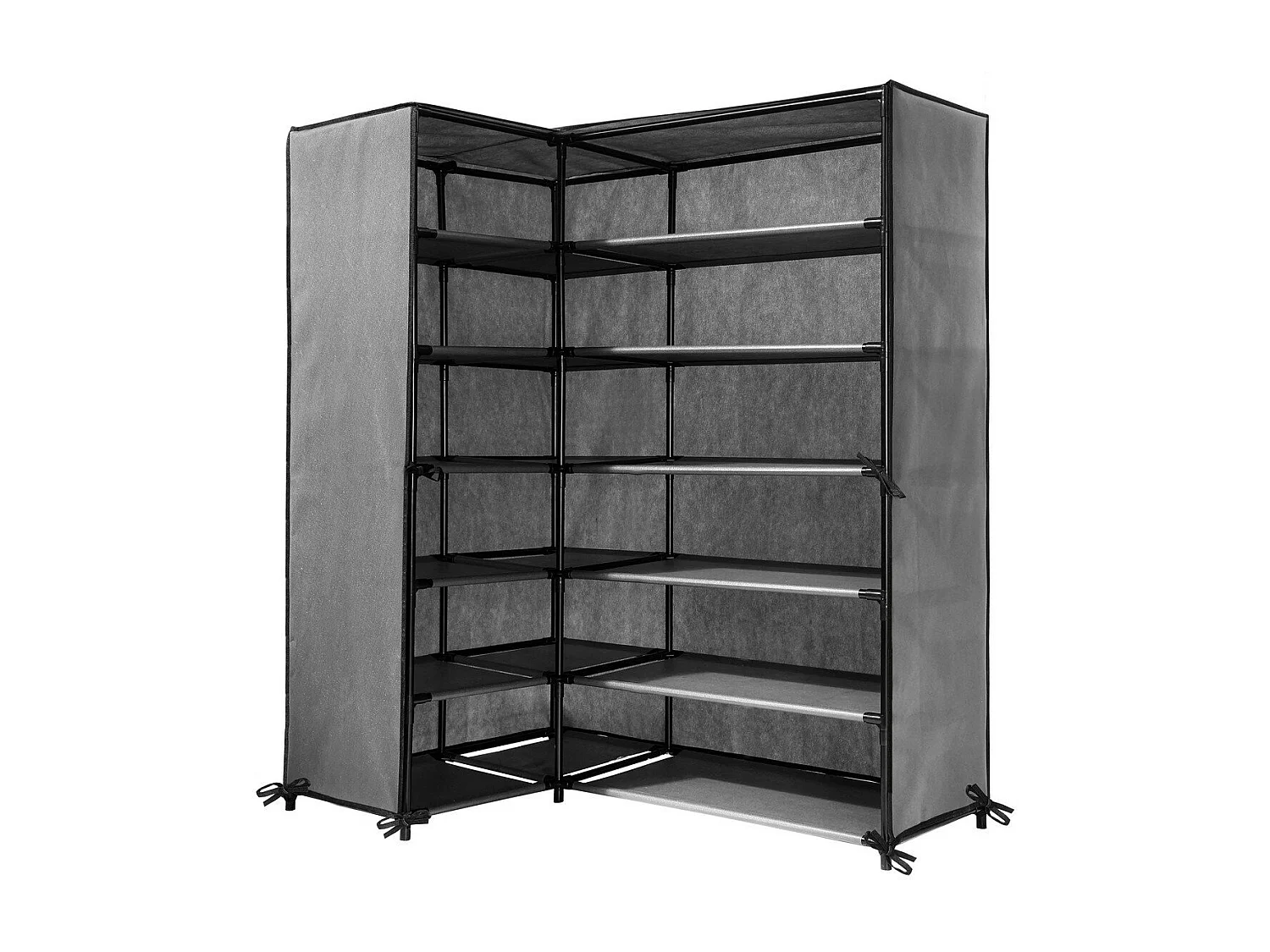Eck-Schuhschrank - H107 cm